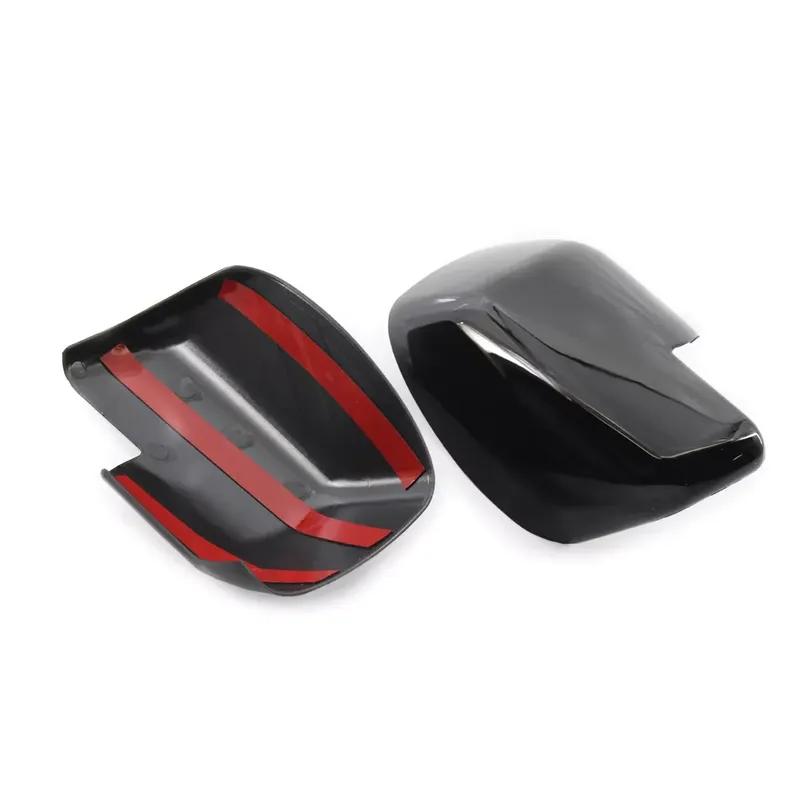 For Range Rover Sport L322 Freelander 2 Discovery 3 LR2 LR3 2005-2009 ABS Car Side Mirror Cover Wing Cap Trim Adhesive Sticker