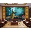 Papel de parede 3d Pavão Papel de parede Árvore Fundo 3d Mural Sala de estar Quarto Tv Fundo Pintura de parede Decoração de casa