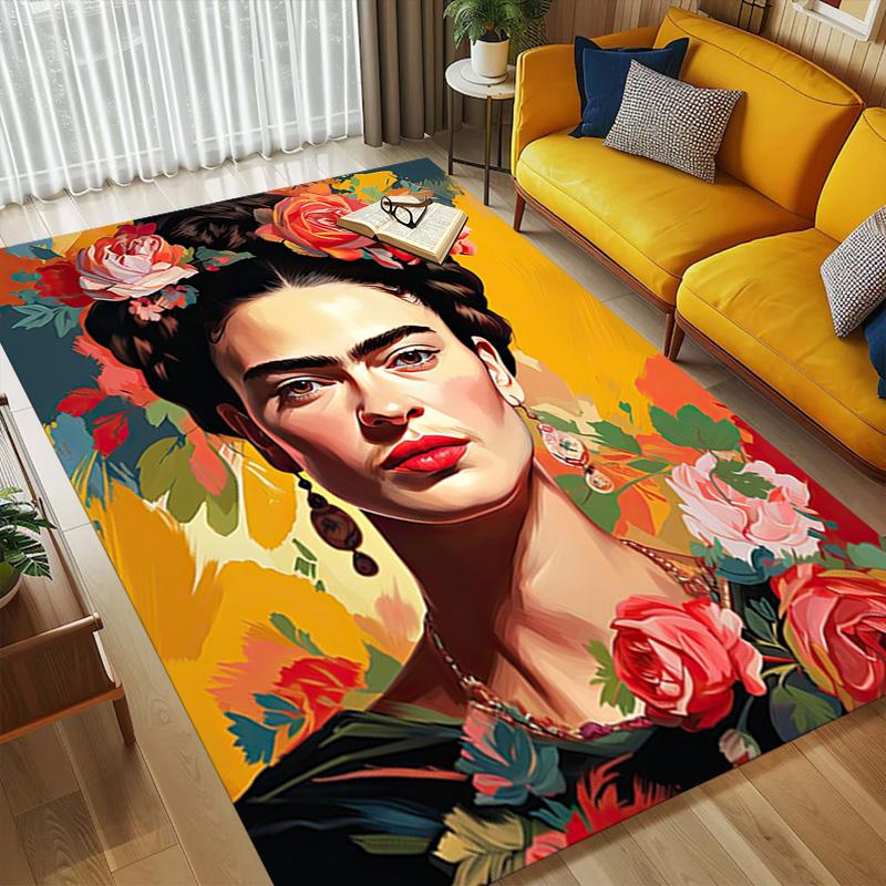 Frida Kahlo Living Room Nonslip Area Rug Soft Carpet For Bedroom Game Playroom Sofa Office Home Decor Doormat Christmas Gift C9302850