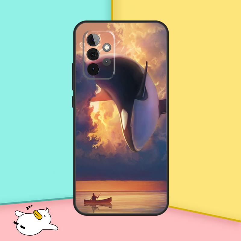 Whale Shark Dolphin Case For Samsung Galaxy A54 A34 A14 A53 A33 A13 A52 A32 A12 A51 A71 A52S A21S Soft Cover