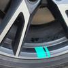 Strong PET Wheel Stickers Universal Fit Reflective Feature Car Wheel Hub Reflective Decals Quick Installation for Auto