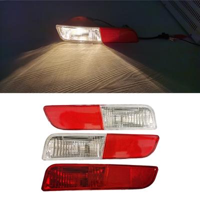Rear Bumper Reflector Light For Mitsubishi Outlander 2013 2014 2015 8337A111 8336A102 Rear Tail Brake Lamp with Bulbs