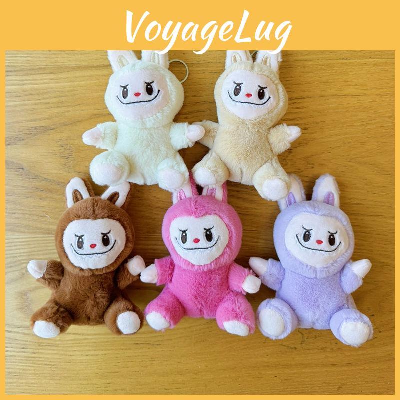 Labubu Plush Character Keychain With Pearl Chain For Bag Decoration And Gift
