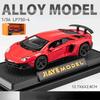 1/36 Lamborghini Aventador LP750-4 Sportwagen Diecast Metalllegierung Modellauto Sound Licht Rückzug Sammlung Kinderspielzeug Geschenke D161