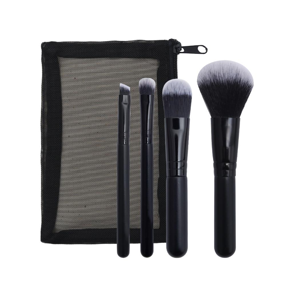 Makeup Brush Makeup Brush Full Set Brush Soft Hair Foundation Set Black Mini Loose Powder Set Brush Eyeshadow