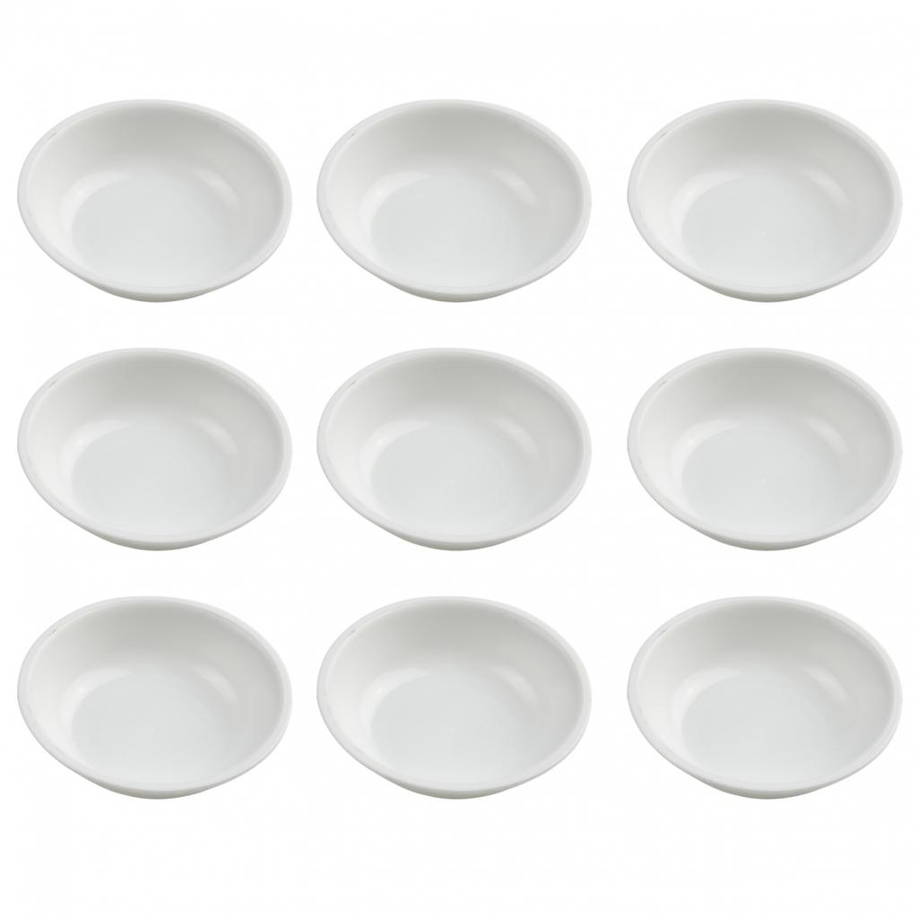 Sojasaucen-Ound-Schale Malpalette Gewürzschale