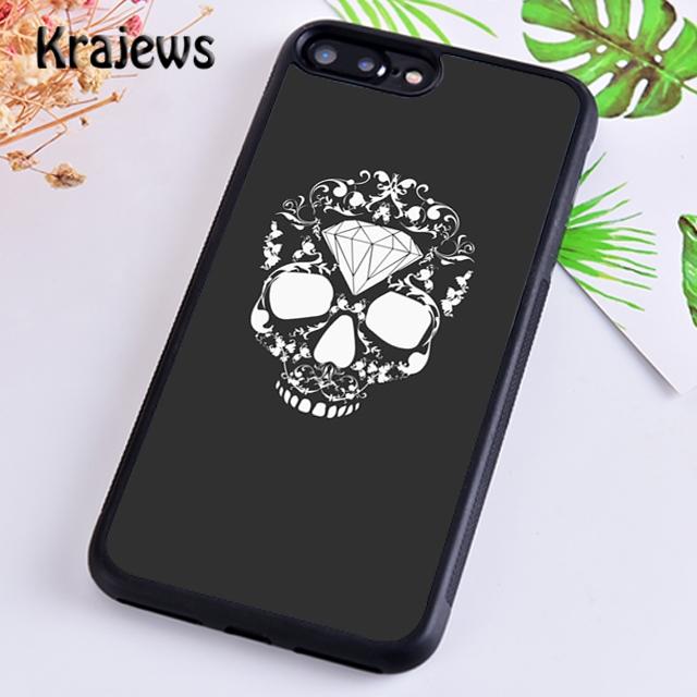 DIAMOND SKULL Phone Case Cover For iPhone 17 Air 16 15 14 plus 12 13 pro max coque Shell Fundas