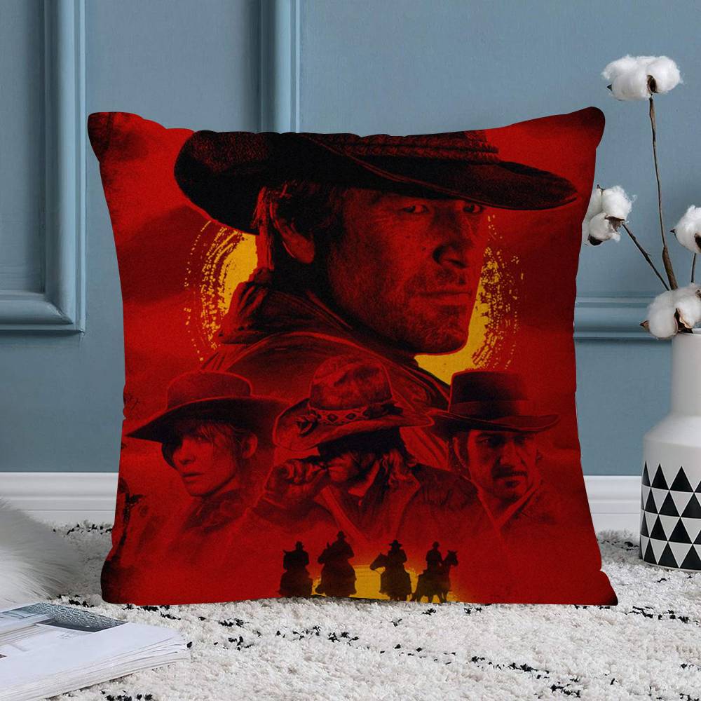 Game TVRedDeadRedemption  Cushion Cover Decorative Pillow Sofa Home Decor case pillow cases