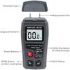 Digital Display 0-99.9% Wood Moisture Meter Portable Handheld Log Hygrometer Electrical Humidity Tester Testing Instrument