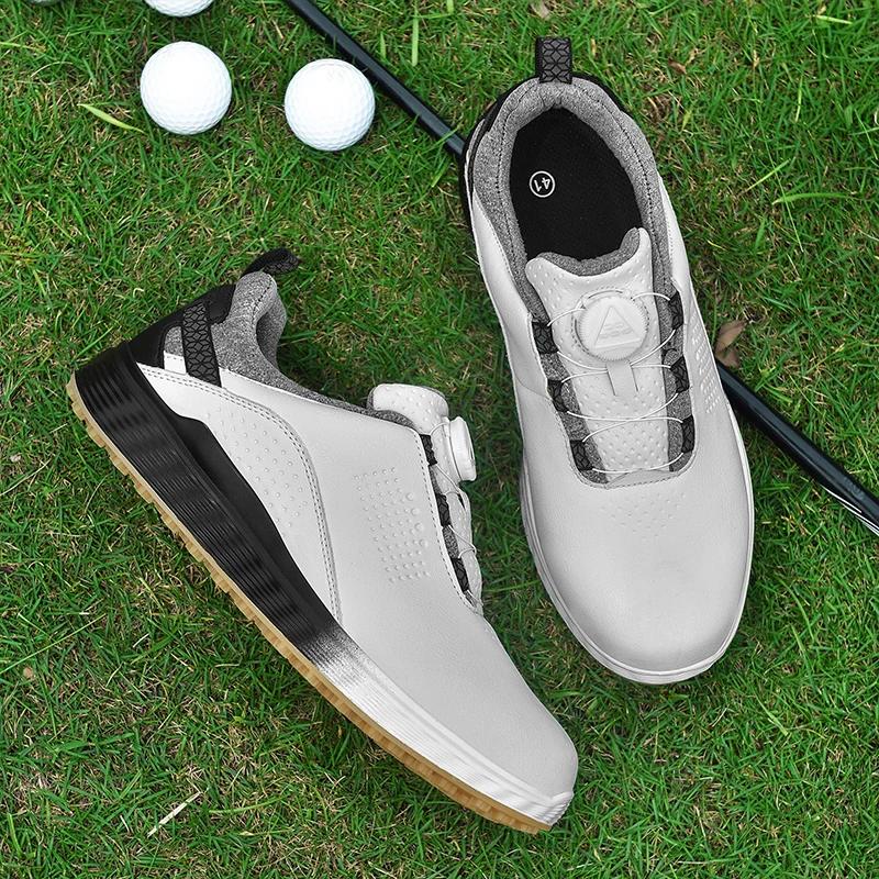 Professional Men Golf Shoes Comfortable Spikeless Outdoor Women Walking Sports Footwears Anti Slip Athletic Golf Caddie Shoes