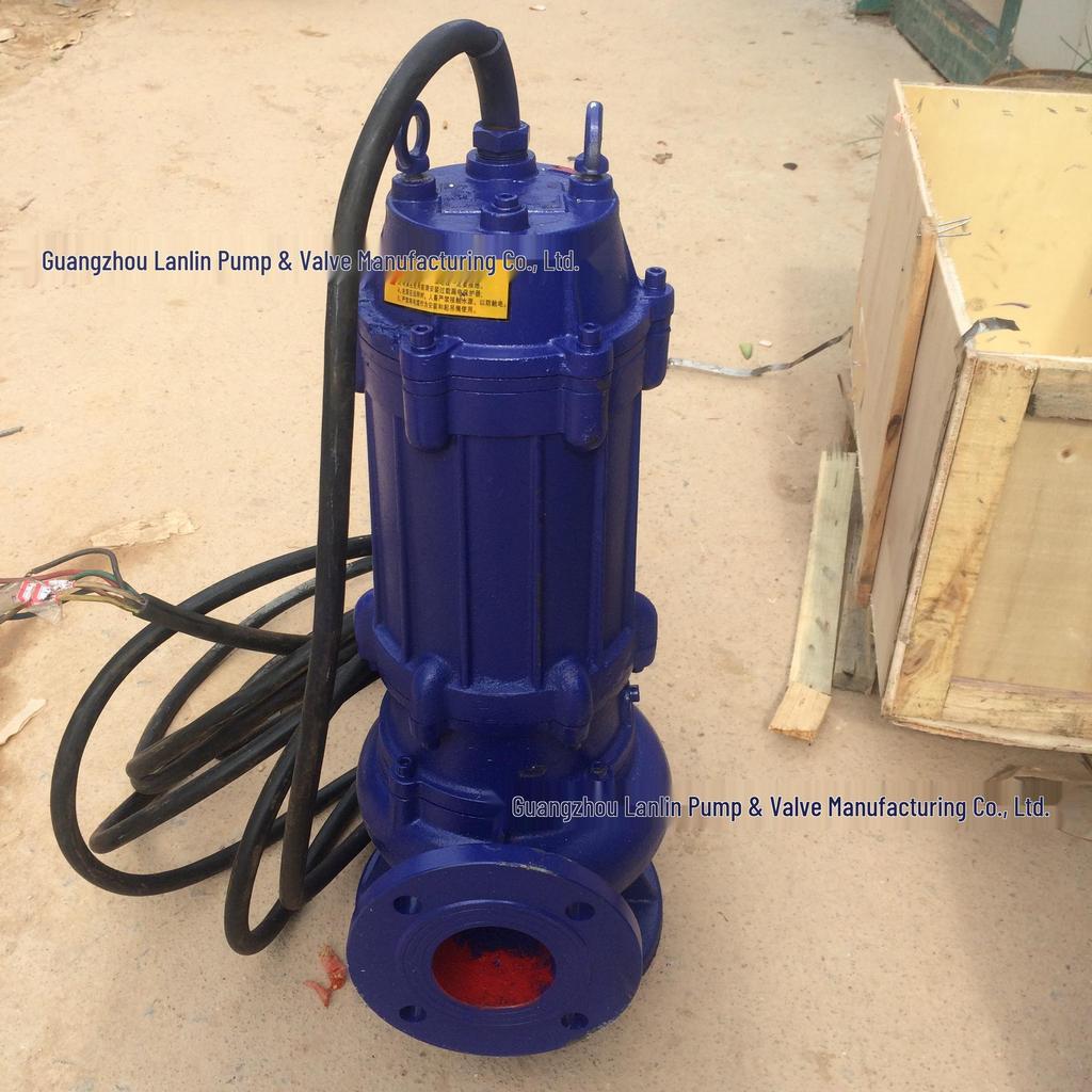 4-Pole High Power 150WQ130-20 Submersible Sewage Pump with Large Caliber and Coupling Device