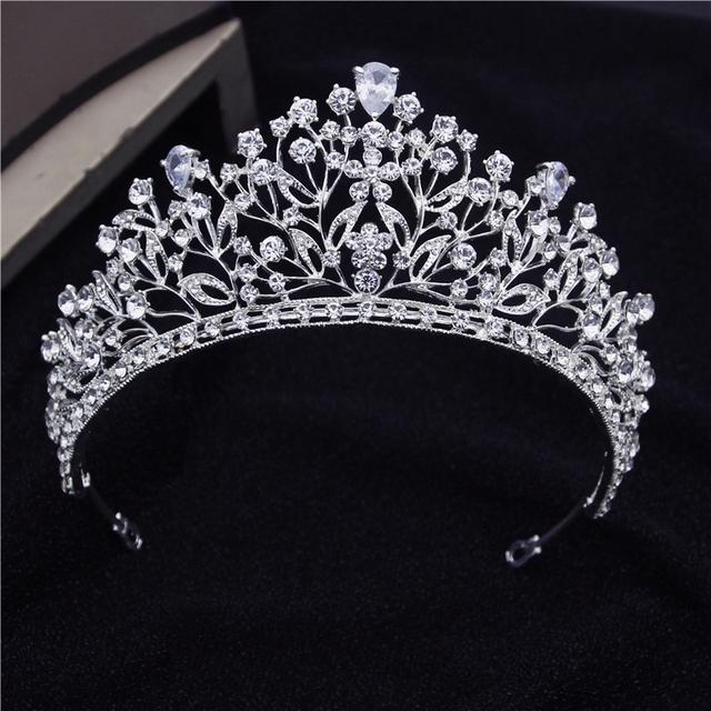 

Цветок Цирконий Камень Крест Диадемы Невесты Корона Головные Повязки Принцесса Головной Убор Свадебная Диадема Выпускной Свадебные Украшения Для Волос