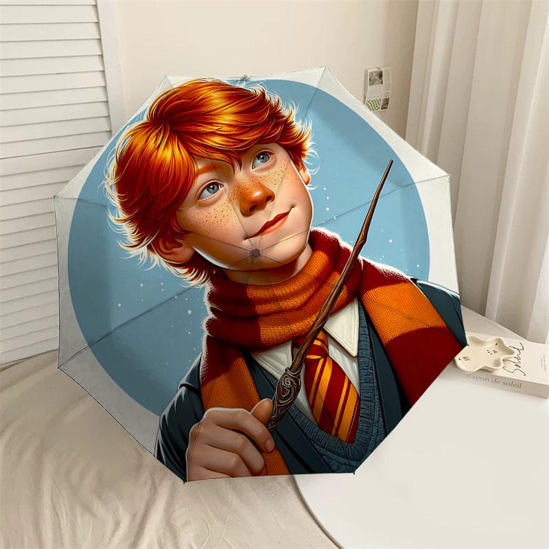 

1PC Wizardry Scarf Umbrella-8-Rib Reinforced, Automatic Open, Lightweight & Durable, Cute Fashion Accessory for Outdoor, D2648