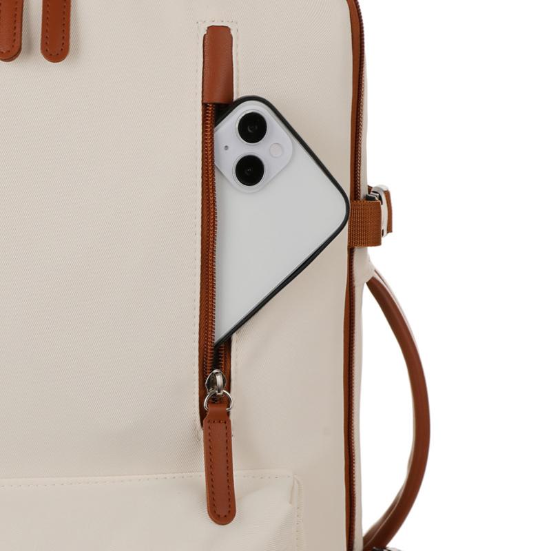 Wielofunkcyjny plecak podróżny - Smukła torba na laptopa do samolotu, szkoły i codziennych dojazdów Lekka torba na laptopa z portem ładowania USB