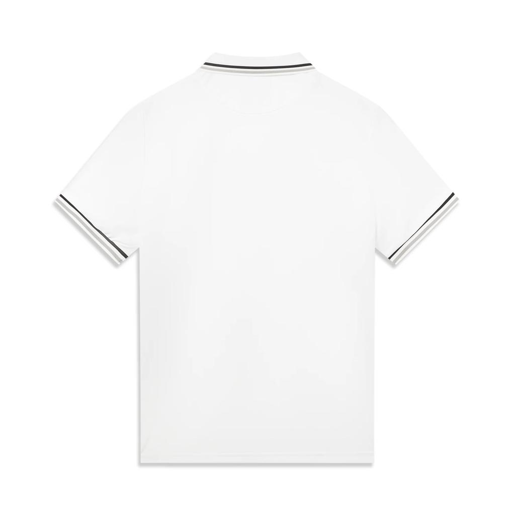 Li Ning Wade Series Simple Striped Fashion Versatile Short Sleeve Polo Shirt Men Tops APLW359-3