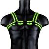 Glow Strike Phosphorescent Harness Black - Ouch! Glow - Men's Harness