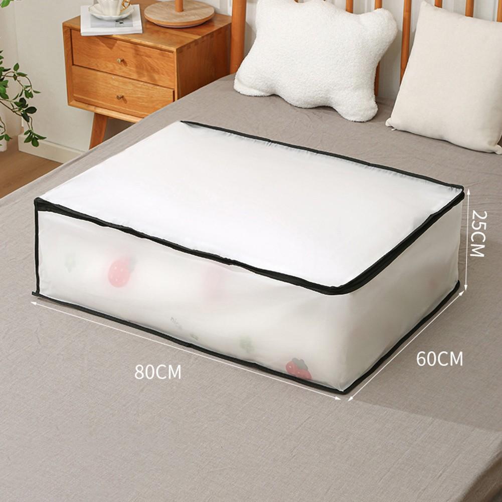Under Bed For Storage Bag Transparent Large Capacity PEVA Waterproof Dust Proof