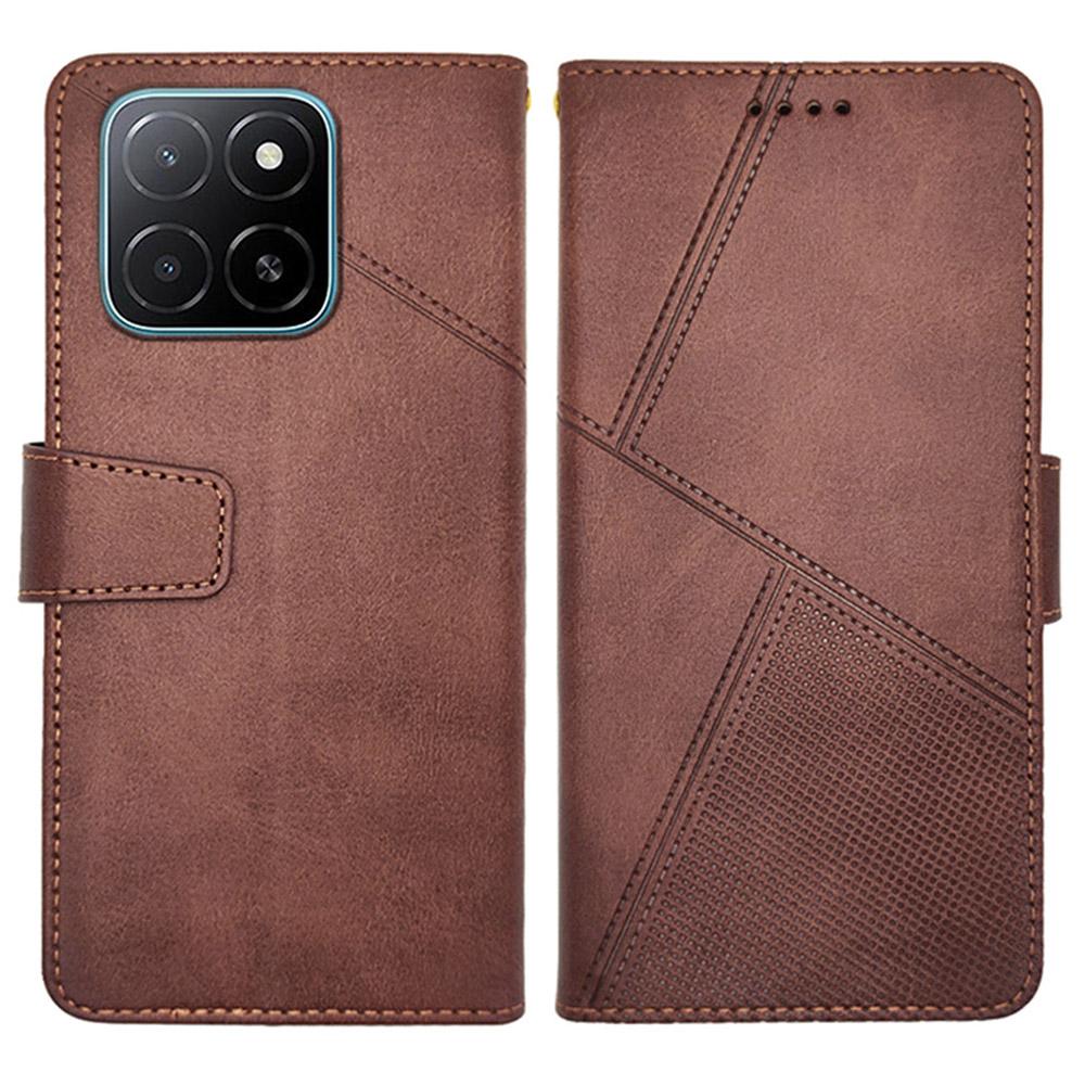 IDEWEI For Honor X5b Case Leather Wallet Phone Cover Stand Calf Texture
