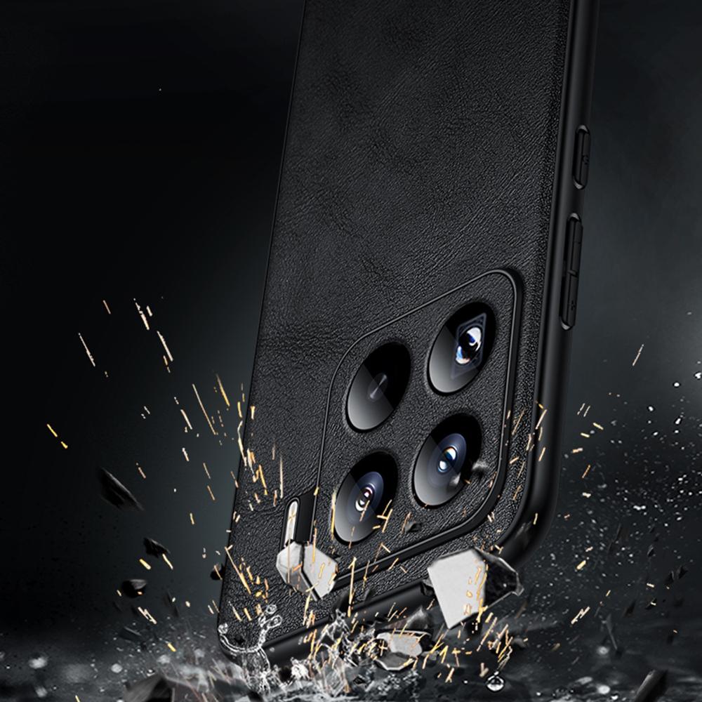 SULADA For Xiaomi 15 Pro Case PU Leather+TPU+PC Back Phone Cover