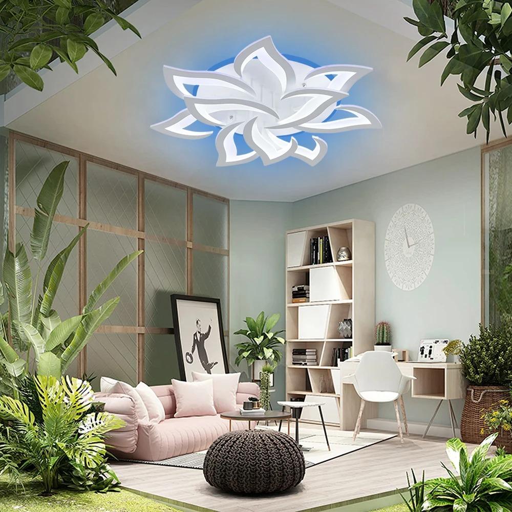 RALAN LED Ceiling chandelier Decorative Art Lighting lustre Fixture App Control Living Room Bedroom ceiling pendant lamps