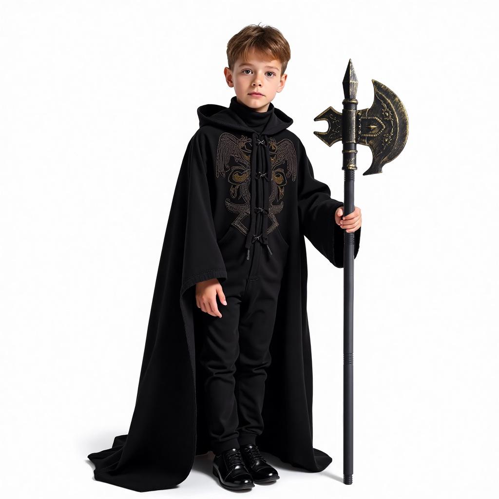 Halloween Props: Grim Reaper Scythe, Devil Trident, and Lincoln Cane Toy Set