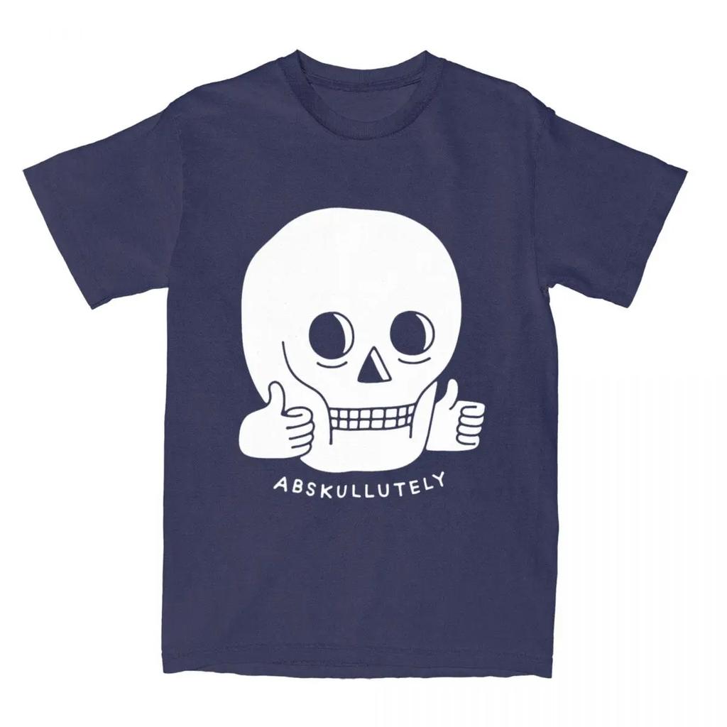 Funny Skull Shirt Apparel Men Women's Cotton Funny Spooky Skeleton Bones Tees Short Sleeve Tops Gift Idea