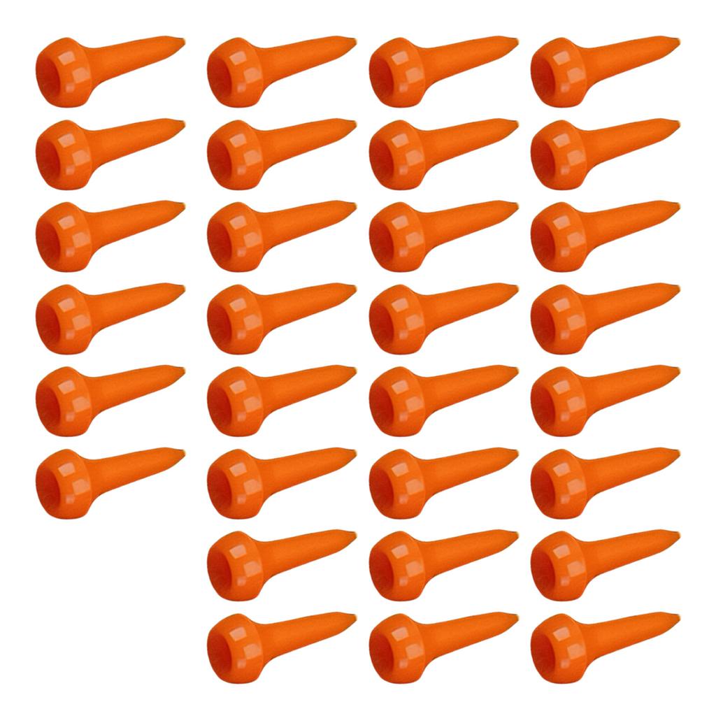 30Pcs Mushroom Head Golf Tees Ball Holder Portable Golf Training Tool Golf Practice Tees for Backyard Beginners