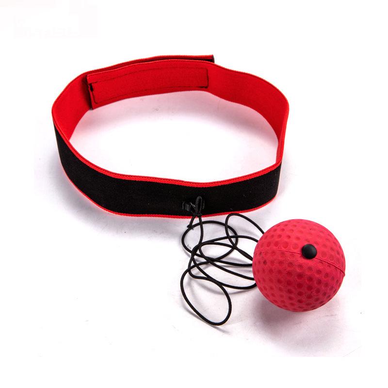 Head-Mounted Boxing Reflex Ball for Quick Reaction Training - Suitable for Adults and Children