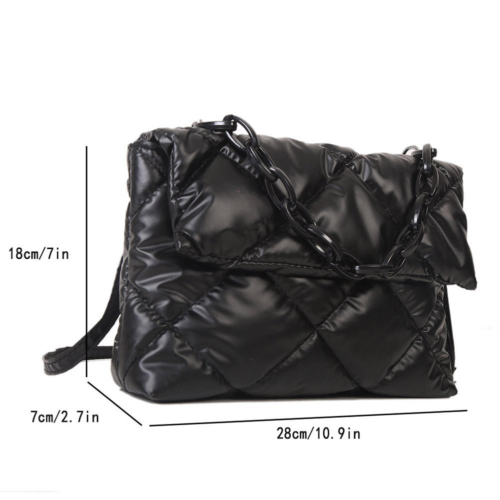 Women Winter Tote Bag Mobile Space Glossy Female Down Bags Cotton-Padded Jacket Shoulder Handbag Cheap Items 2023 Christmas Bags