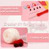 Crochet Rabbit Kits, Knitting Kits with Yarn, Crochet Hooks, Instructions
