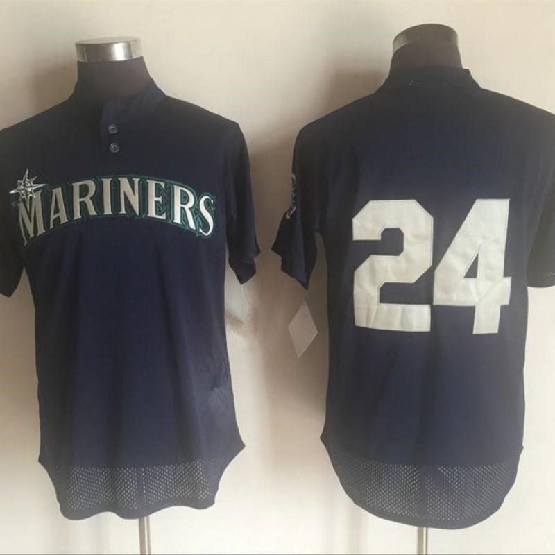 Vintage Seattle Mariners Baseball Jersey Unisex Embroidered Sport Shirt Casual Wear Fan Apparel