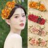Simple Flower Flower Hair Comb Thailand Side Clip Flower Hairpin Hair Clip Korean Style Headwear Wedding Bride Accessories Girl