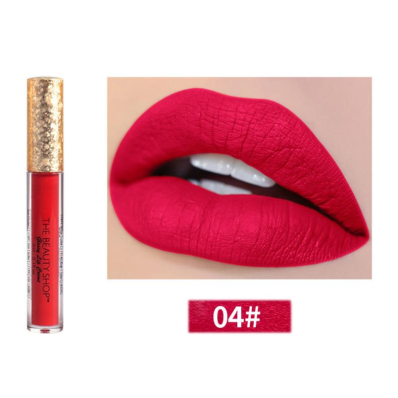 Velvet Matte Matte Lip Glaze Easy Color Showing Moisture Lip Glaze Erschwingliche Make-up-Lippenstifte