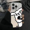 Serious little white dog for iPhone15 mobile phone case Apple 13PROMAX colored silver 11 hard girl 14 cute 78