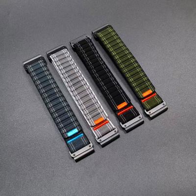 26/22mm Watch Strap For Garmin Quatix 8/Fenix 8pro E 7 7X 6 6X 5plus Nylon Loop Band Descent Mk3i/Instinct 3 2X Velcro Bracelet