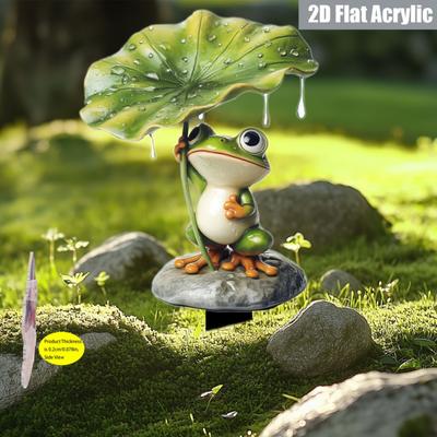 Inserție decorativă de sol pentru animale, Stâlp decorativ impermeabil din acril pentru plante în ghiveci, pentru Grădină Gazon Ghivece de flori