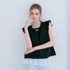 Lace Point Sleeveless Blouse Es2obl09