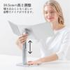 Napure Mirror 3-Way Mirror for Hair Dyeing Wigs, Silver, 3-Sided Mirror, Makeup Mirror, Mother's Day Gift