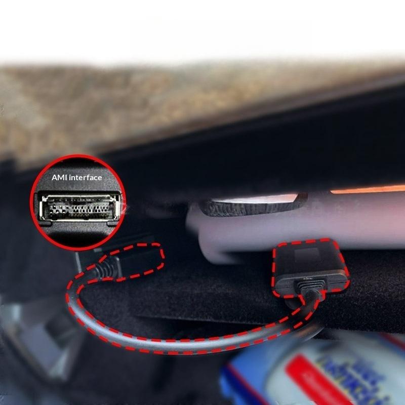 1Pcs Car Wireless Aux Adapter Ami Bluetooth Music Adapter For Mmi 3G Mdi A3 A4 B6 R7 Q5 Q7 A6L A8L