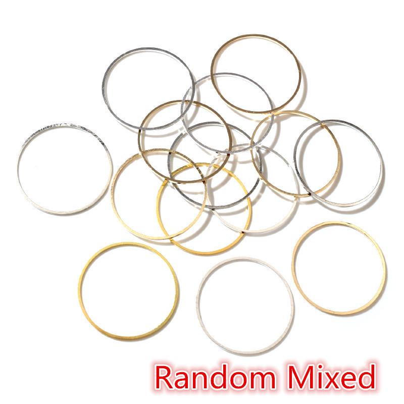 Copper Plated Earring Hoops: 20-50 Pieces (8-40mm, 60mm) Accessory Rings