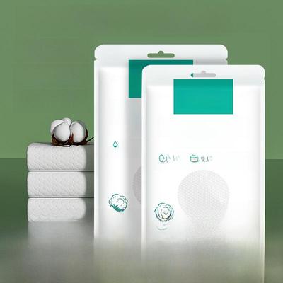 Portable Compressed Disposable Cotton Bath Towel, 70x140cm, Thick and Foldable for Travel and Hotel Use