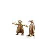Vintage Brass Penguin Sculpture for Desktop Decoration