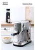 Cross Semi-Auto Espresso Machine - 19 Bar, Home/Office Compatible, Steam Milk Frother