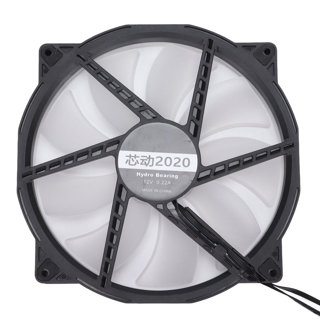 Case Fans Large Air Volume ARGB Light Synchronization Hydraulic Bearing Silent Low Noise 200mm 4PIN PWM 5V Computer Fan