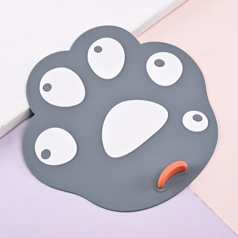 Cat Paw Silicone Floor Drain Anti Odor Pad Toilet Pad Bathroom Sewer Deodorant Cover Water Stopper Kitchen Sink Plug Strainer