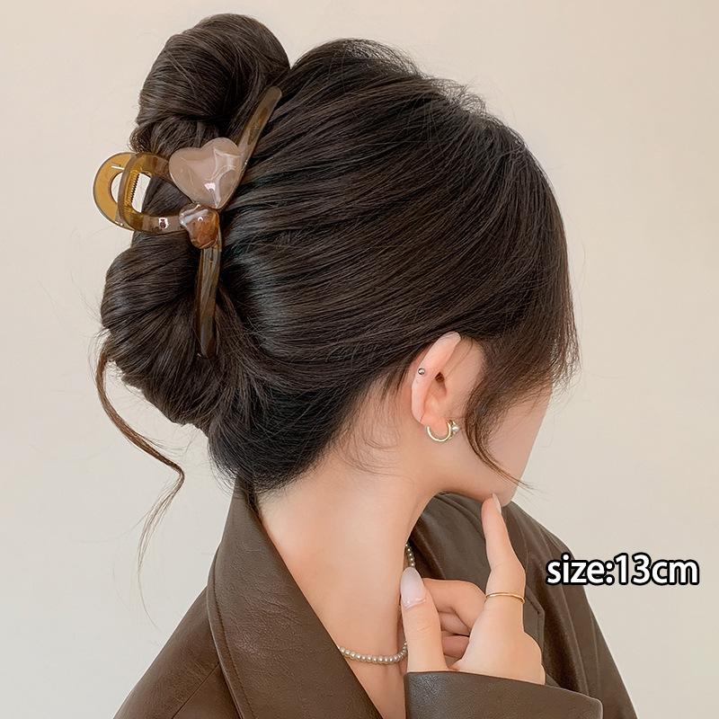 2025 Elegant Large Hair Clip for Women - Chic Shark Design for Thick Hair