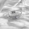 Women Bangle with Buckle Opening Closing Design, Sparkling Cubic Zirconia Bracelet, Formal Wear Wrist Accessory