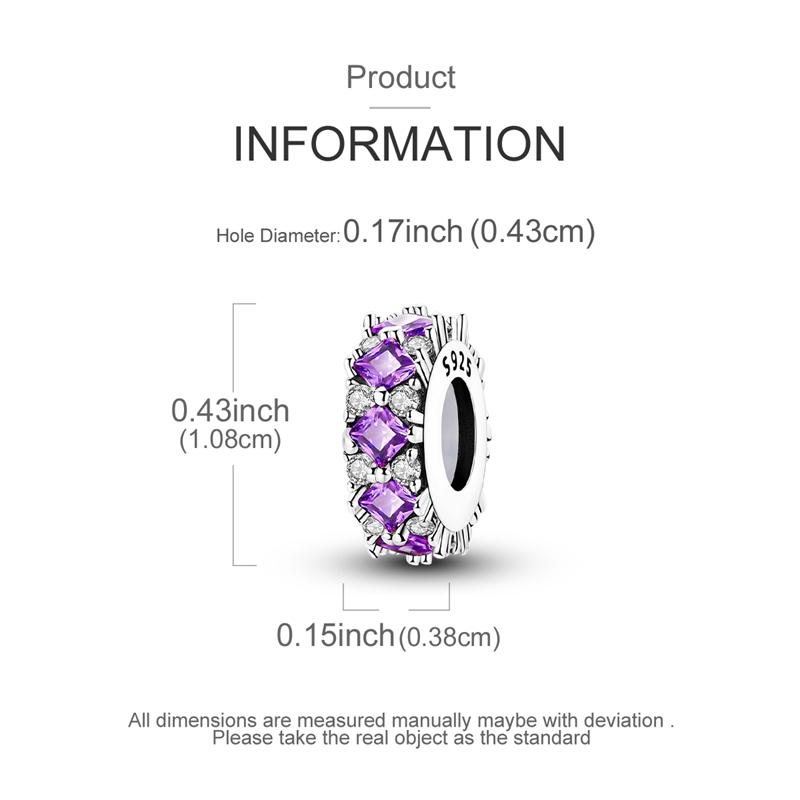 

100% Copper Silicone Spacer Stopper Colorful Clip Charms Beads Fit Original Necklace Bracelet Diy Gift Women