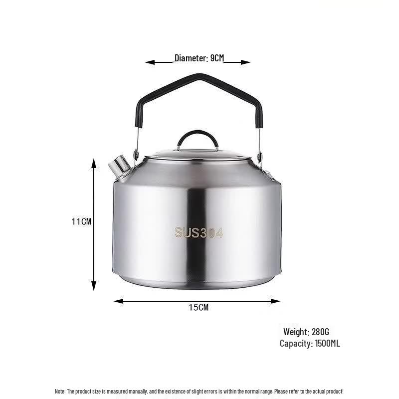 Portable Camping Kettle & Cookware Set