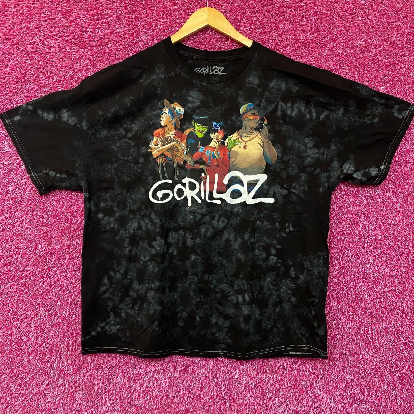 Футболка с графическим дизайном: Портрет группы Gorillaz S